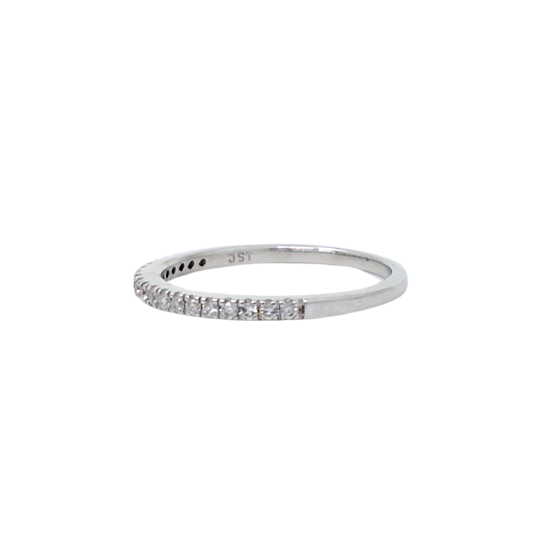 10ct White Gold Pink Tourmaline & Diamond Halo Ring & Diamond Eternity Ring
