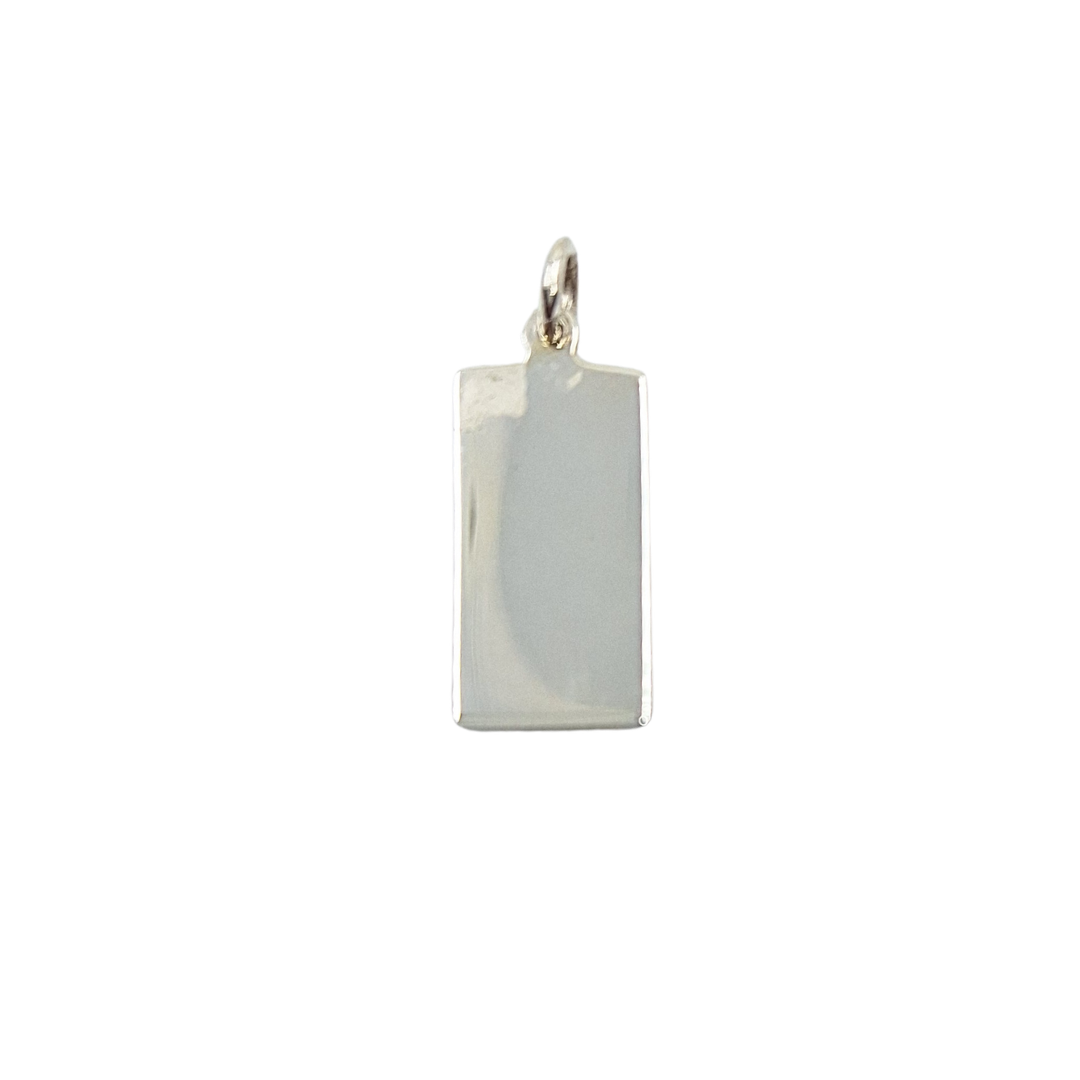Silver Rectangle St Christopher Pendant