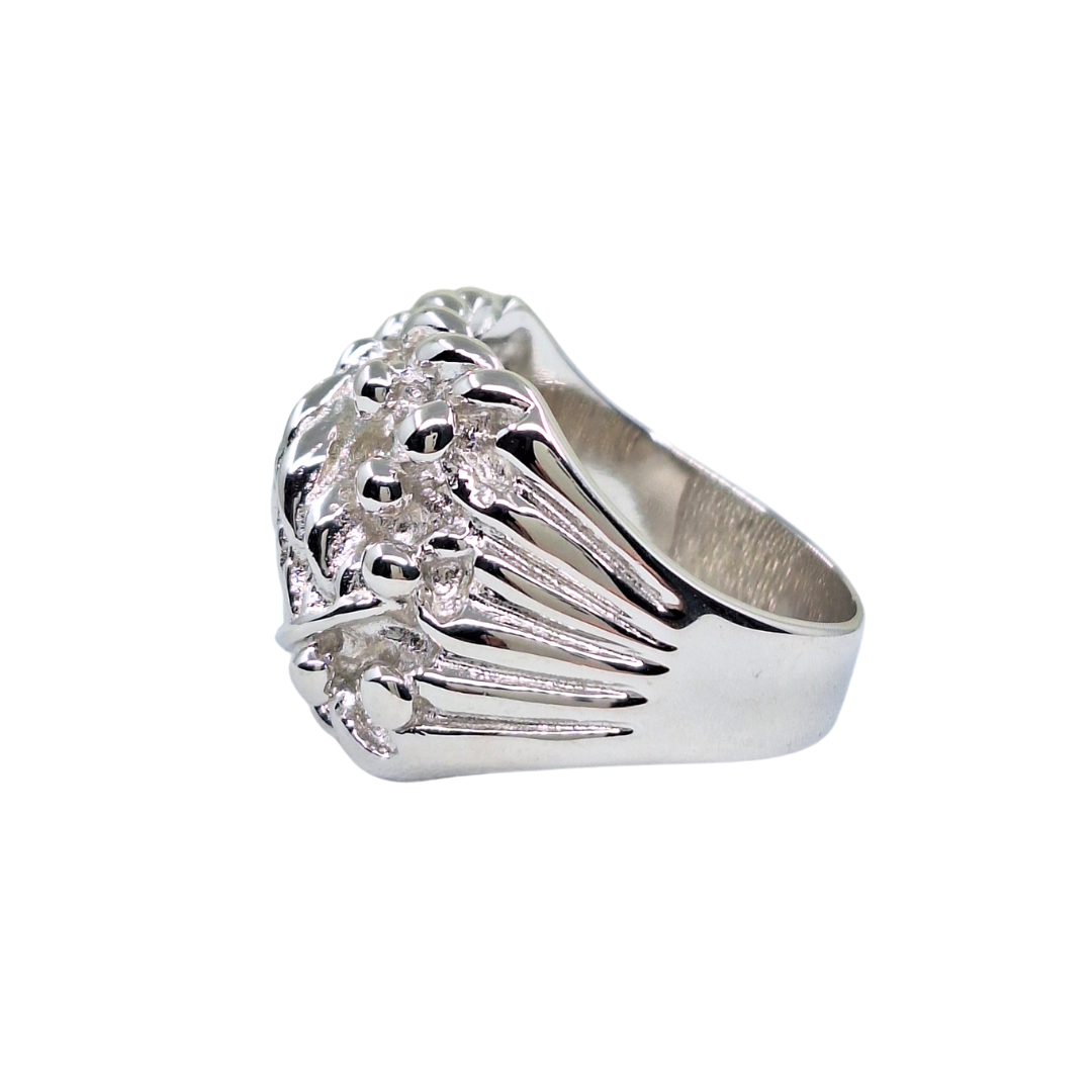 Silver Horsehead Keeper Ring