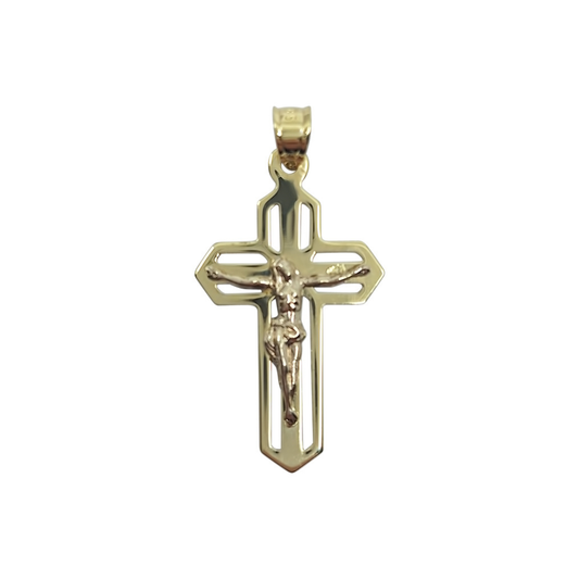 14ct Yellow Gold Crucifix Pendant