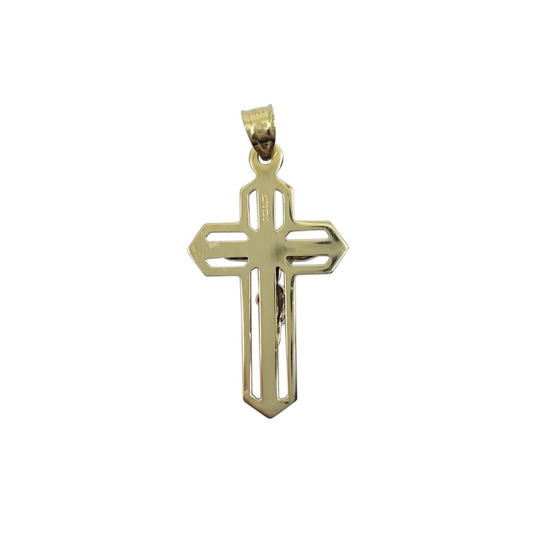 14ct Yellow Gold Crucifix Pendant