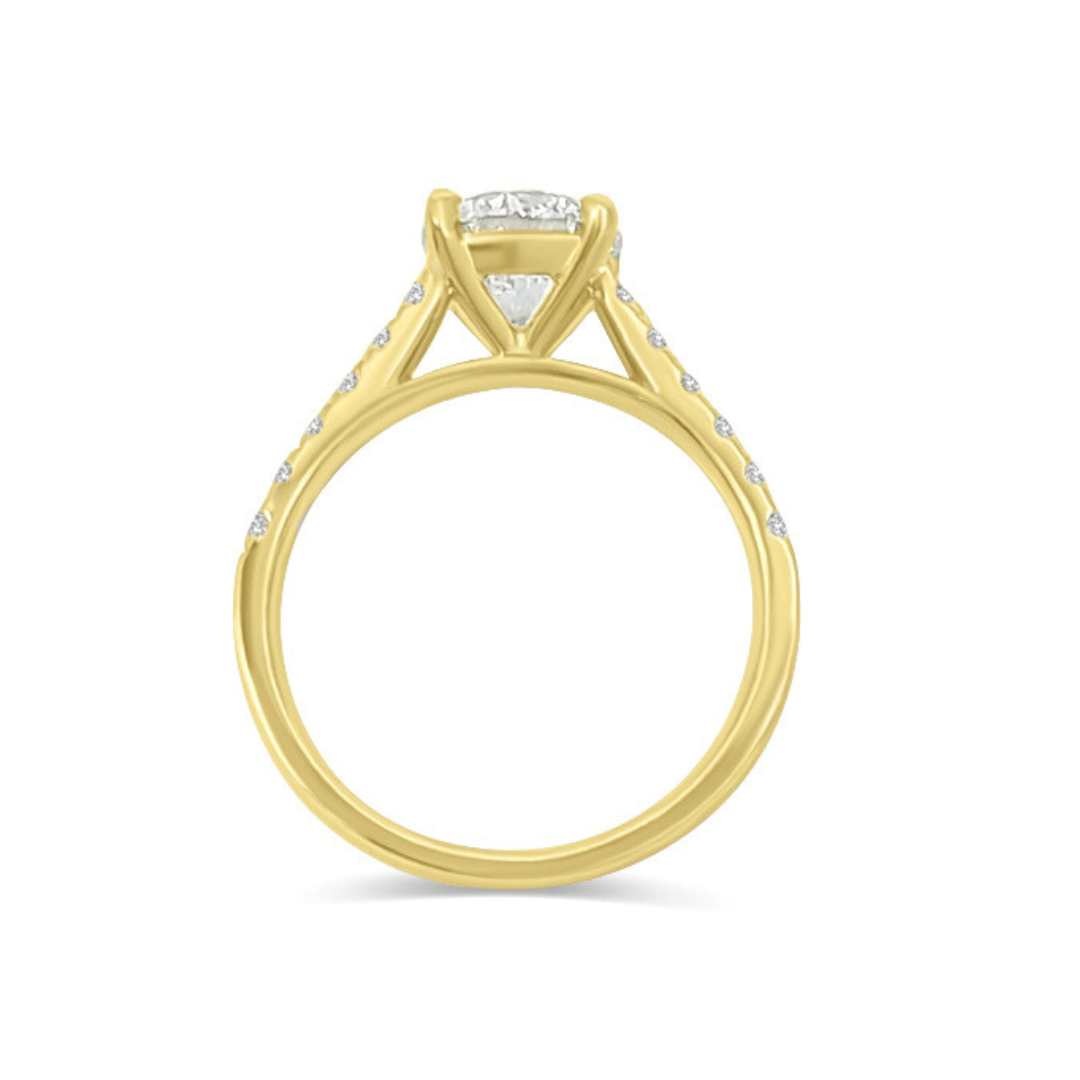 Yellow Gold Ethical Diamond Ring 1.50ct