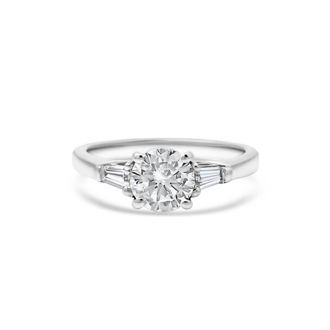 White Gold Ethical Diamond Three Stone Ring 1.50ct