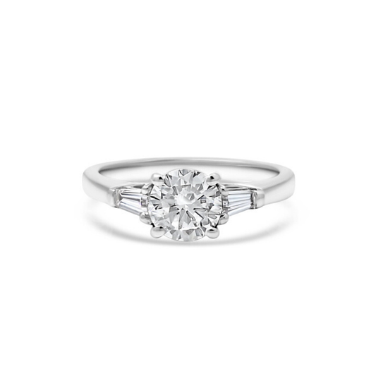 White Gold Ethical Diamond Three Stone Ring 1.50ct
