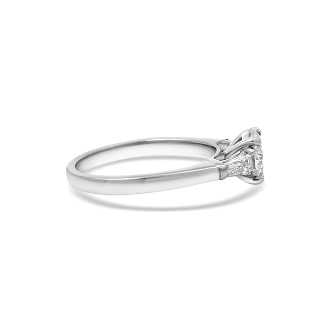 White Gold Ethical Diamond Three Stone Ring 1.50ct