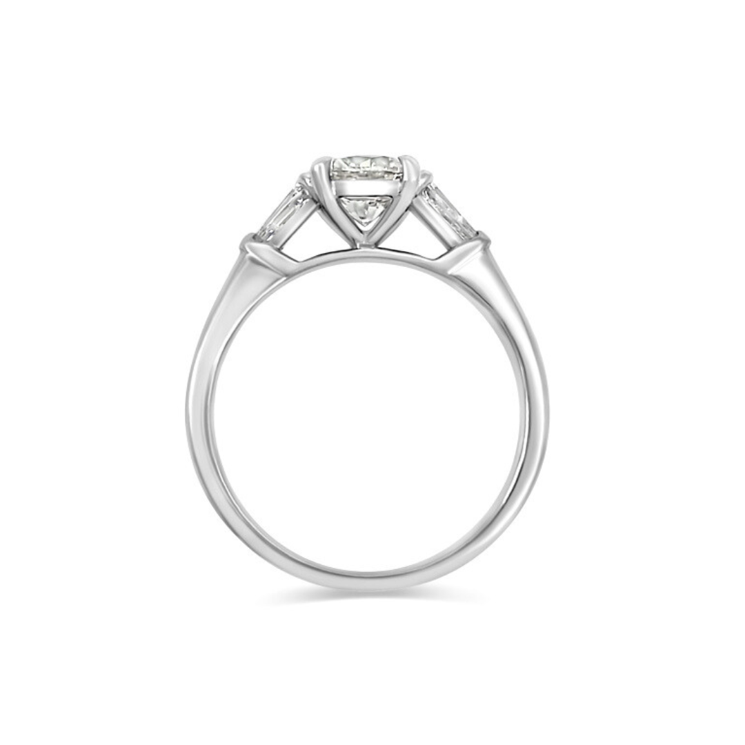 White Gold Ethical Diamond Three Stone Ring 1.50ct