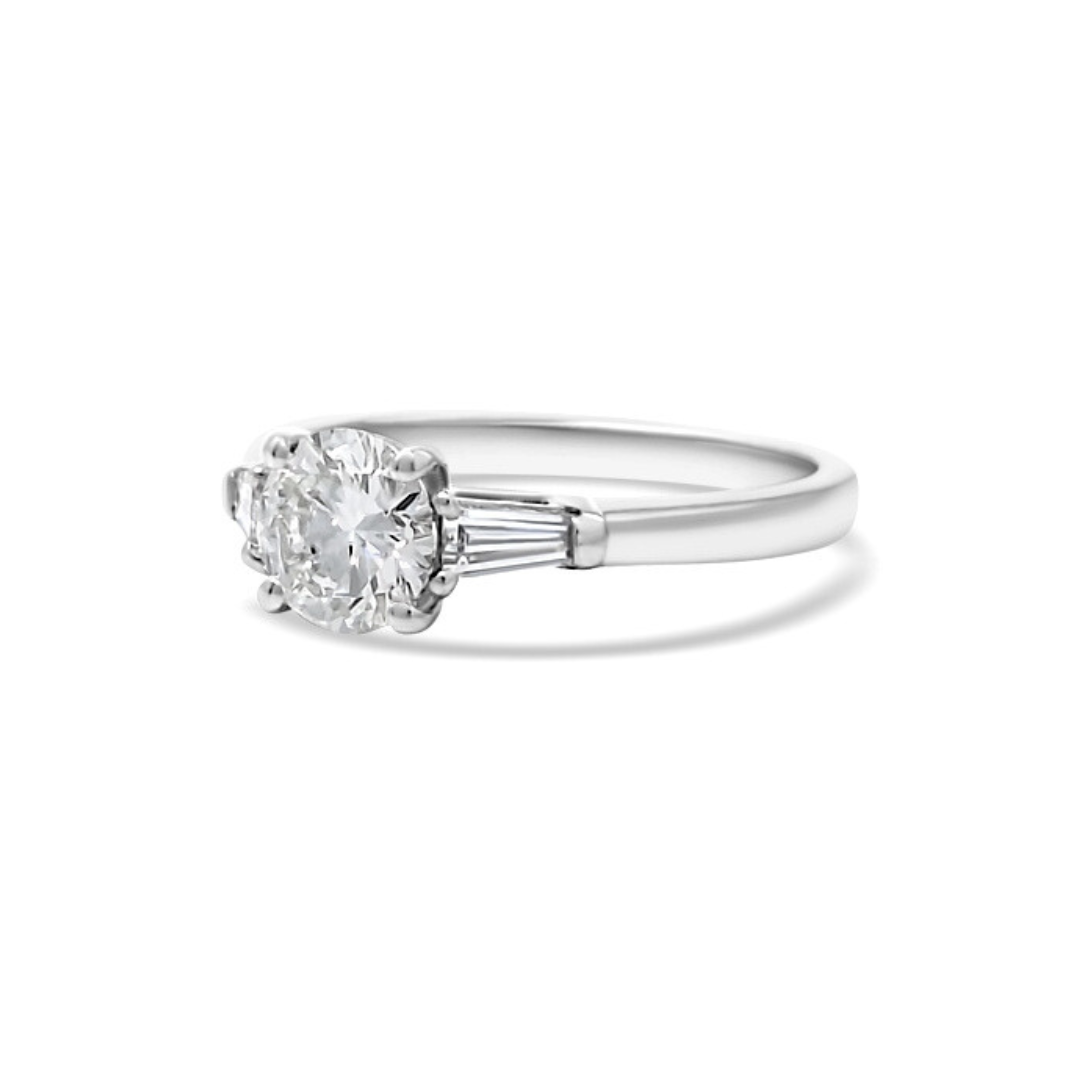 White Gold Ethical Diamond Three Stone Ring 2.00ct