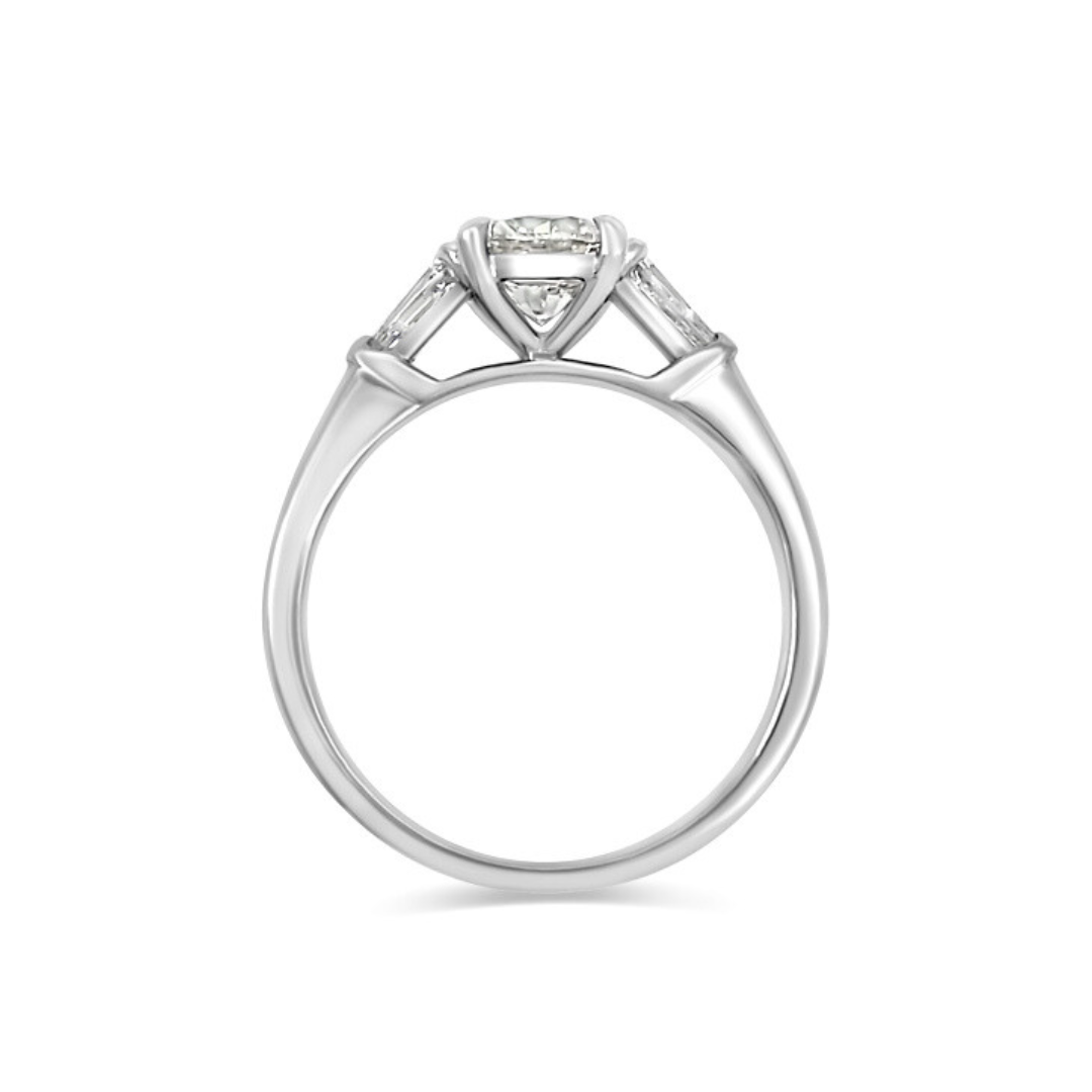White Gold Ethical Diamond Three Stone Ring 2.00ct