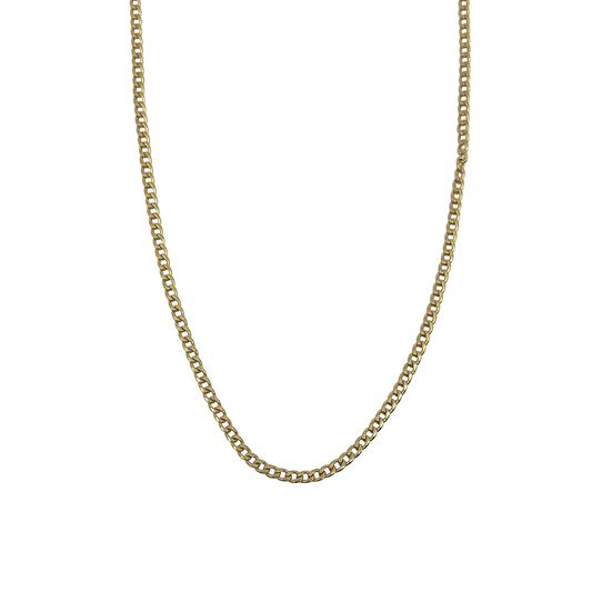 9ct Yellow Gold Curb Chain 24"