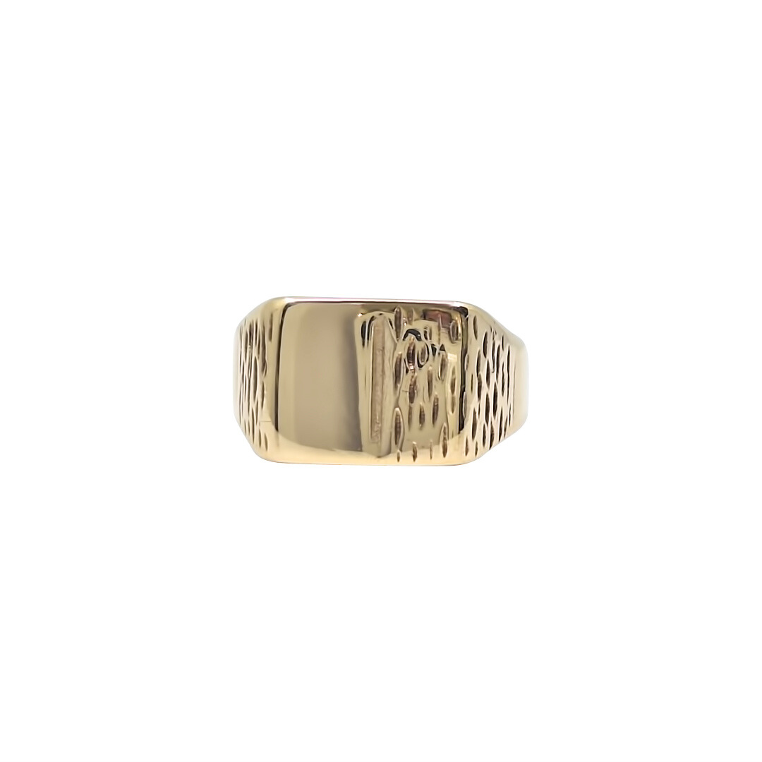 9ct Yellow Gold Signet Ring