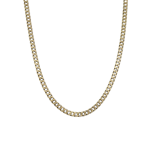 9ct Yellow Gold Curb Chain 26"