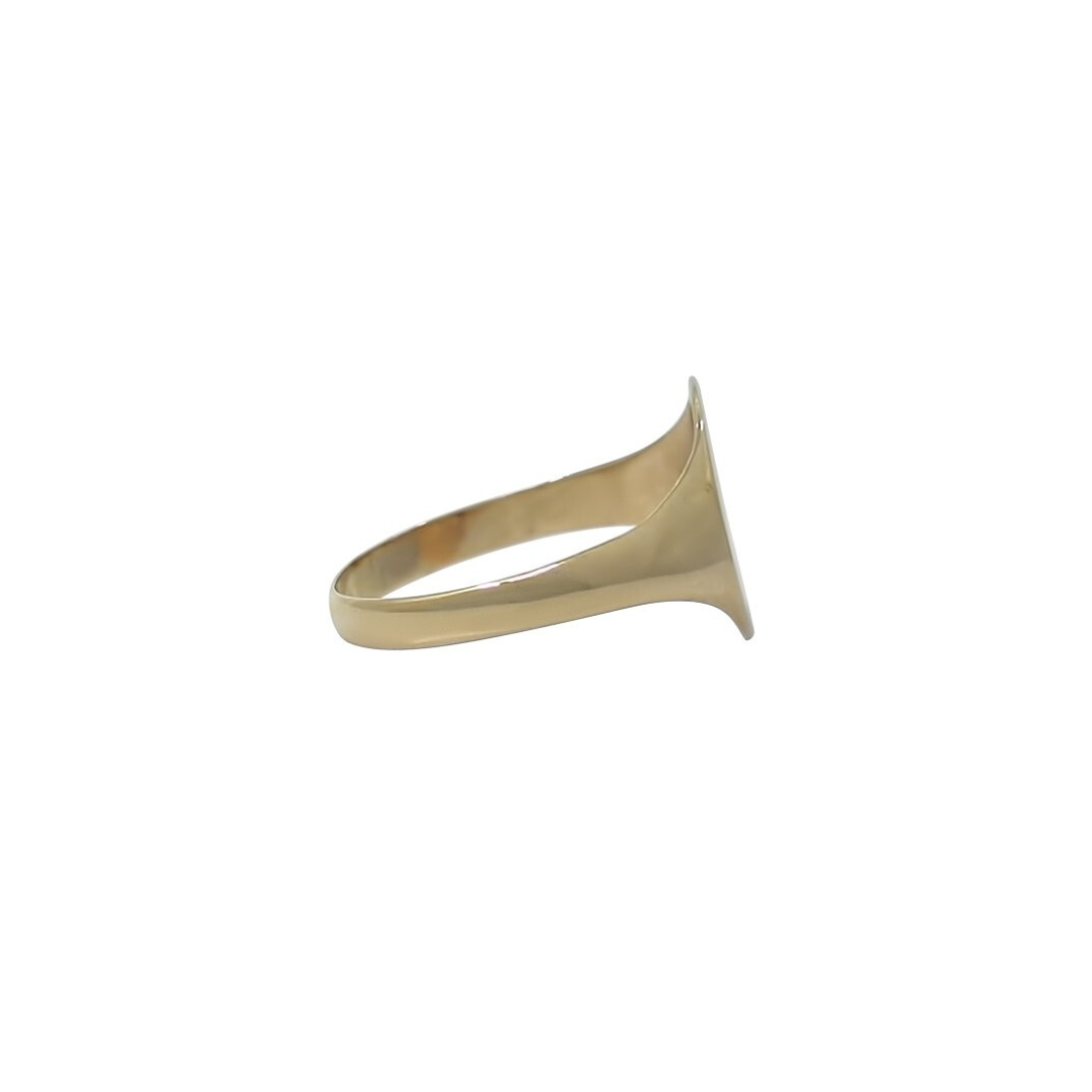9ct Yellow Gold Oval Signet Ring