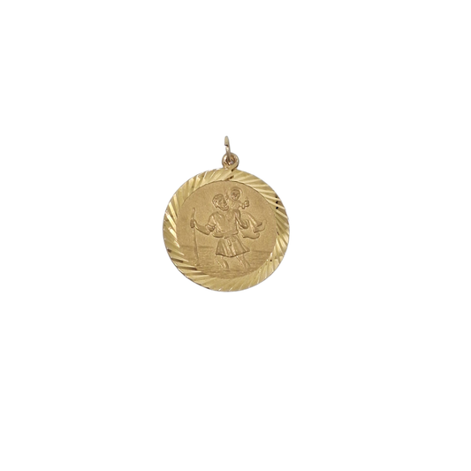 9ct Yellow Gold St Christopher