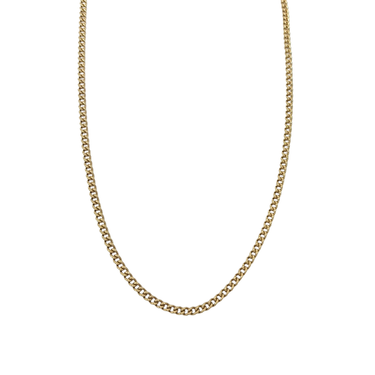 9ct Yellow Gold Curb Chain 20"