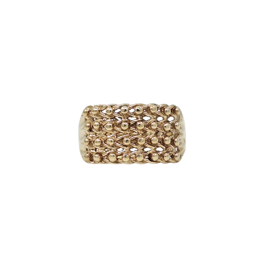 9ct Yellow Gold Keeper Ring