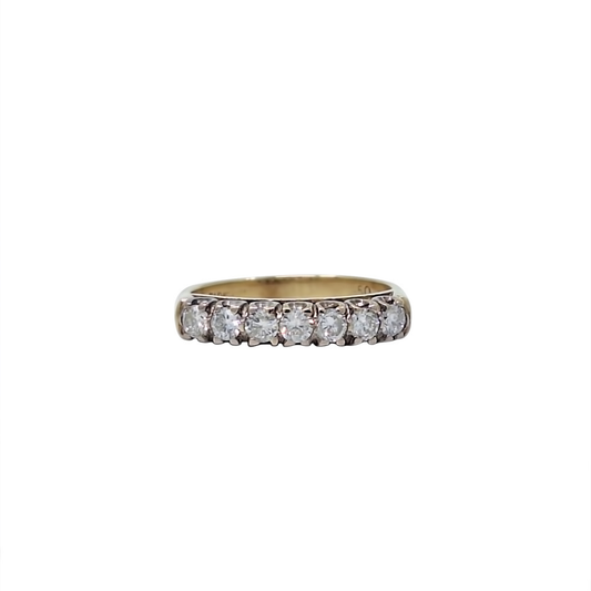 9ct Yellow Gold Diamond Eternity Ring 0.50ct