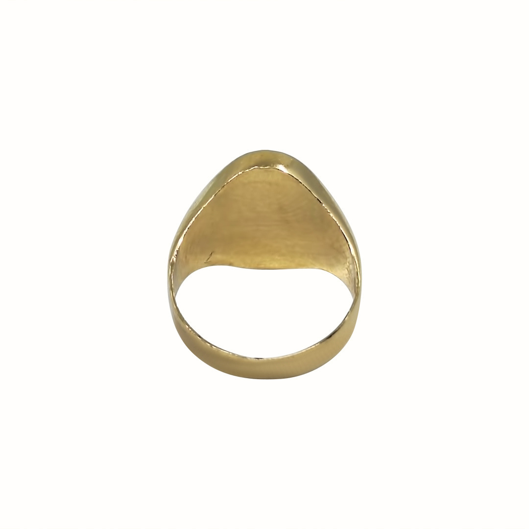 14ct Yellow Gold Childs Audi Signet Ring