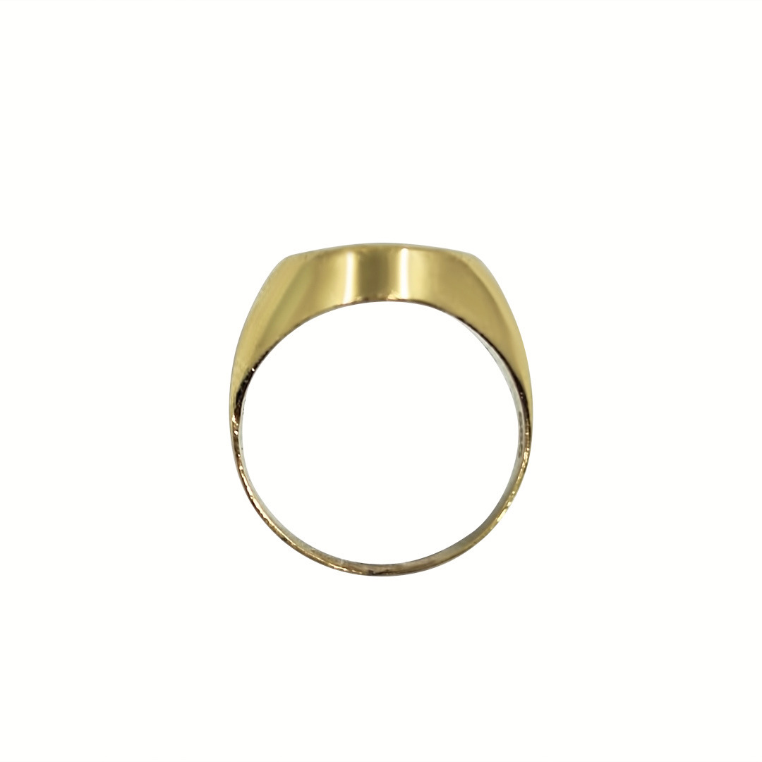 14ct Yellow Gold Childs Audi Signet Ring