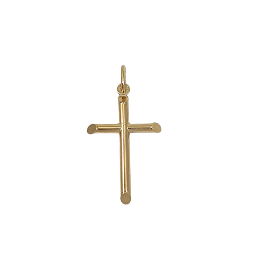 9ct Yellow Gold Plain Cross