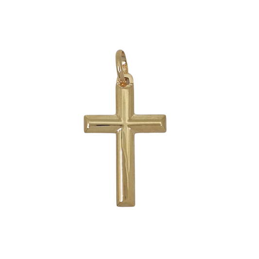 9ct Yellow Gold Plain Cross