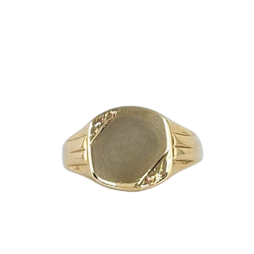 9ct Yellow Gold Signet Ring