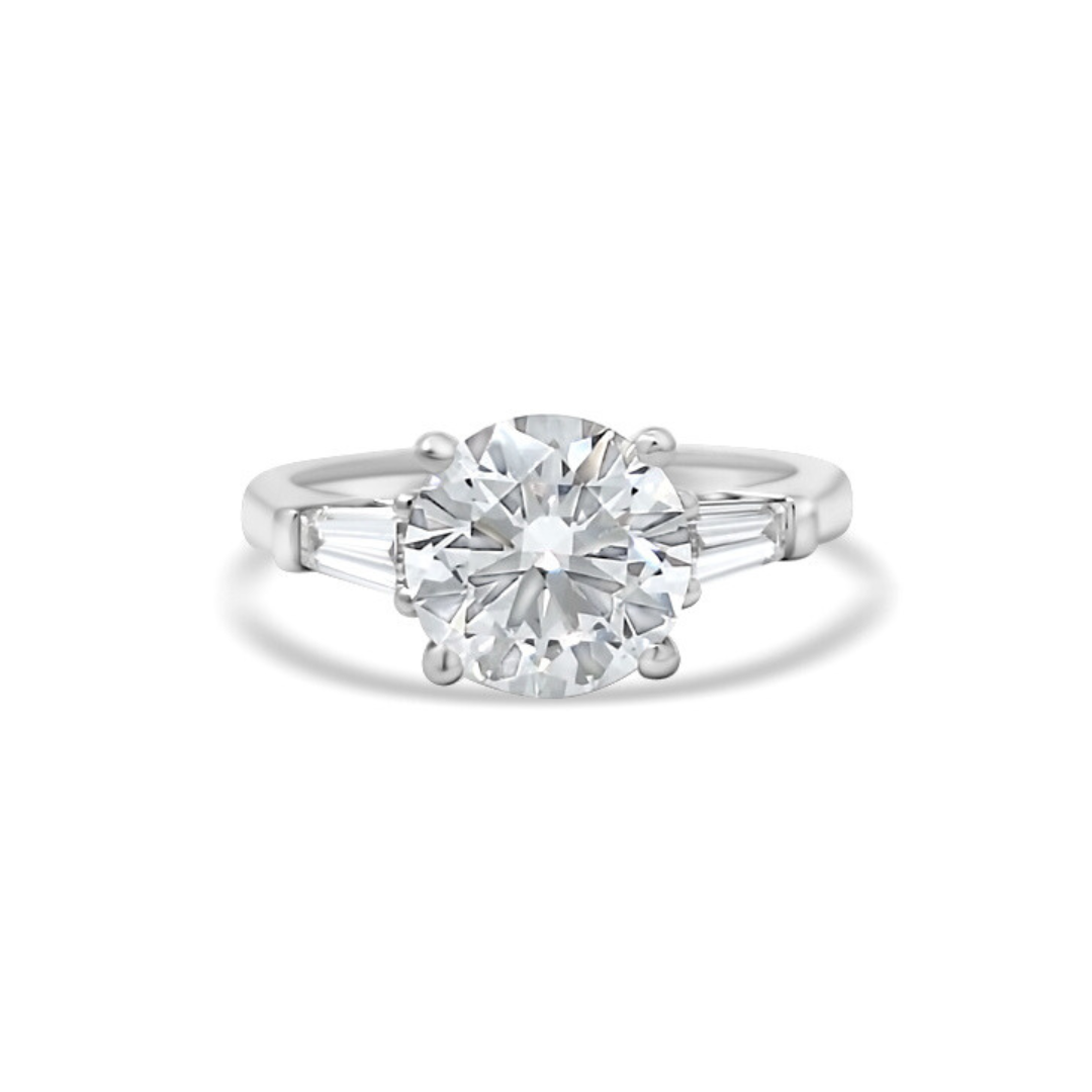 White Gold Ethical Diamond Three Stone 3.00ct