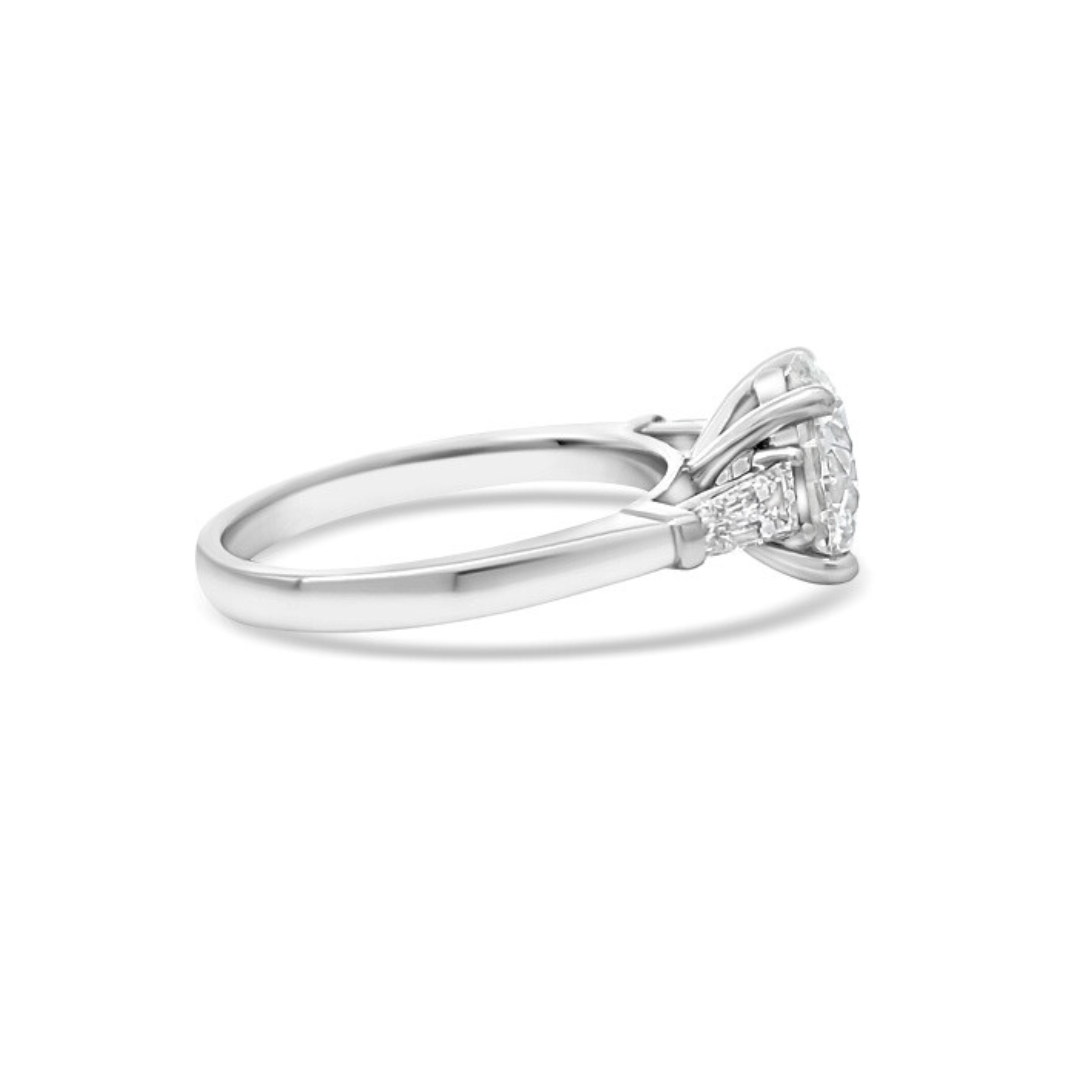 White Gold Ethical Diamond Three Stone 3.00ct