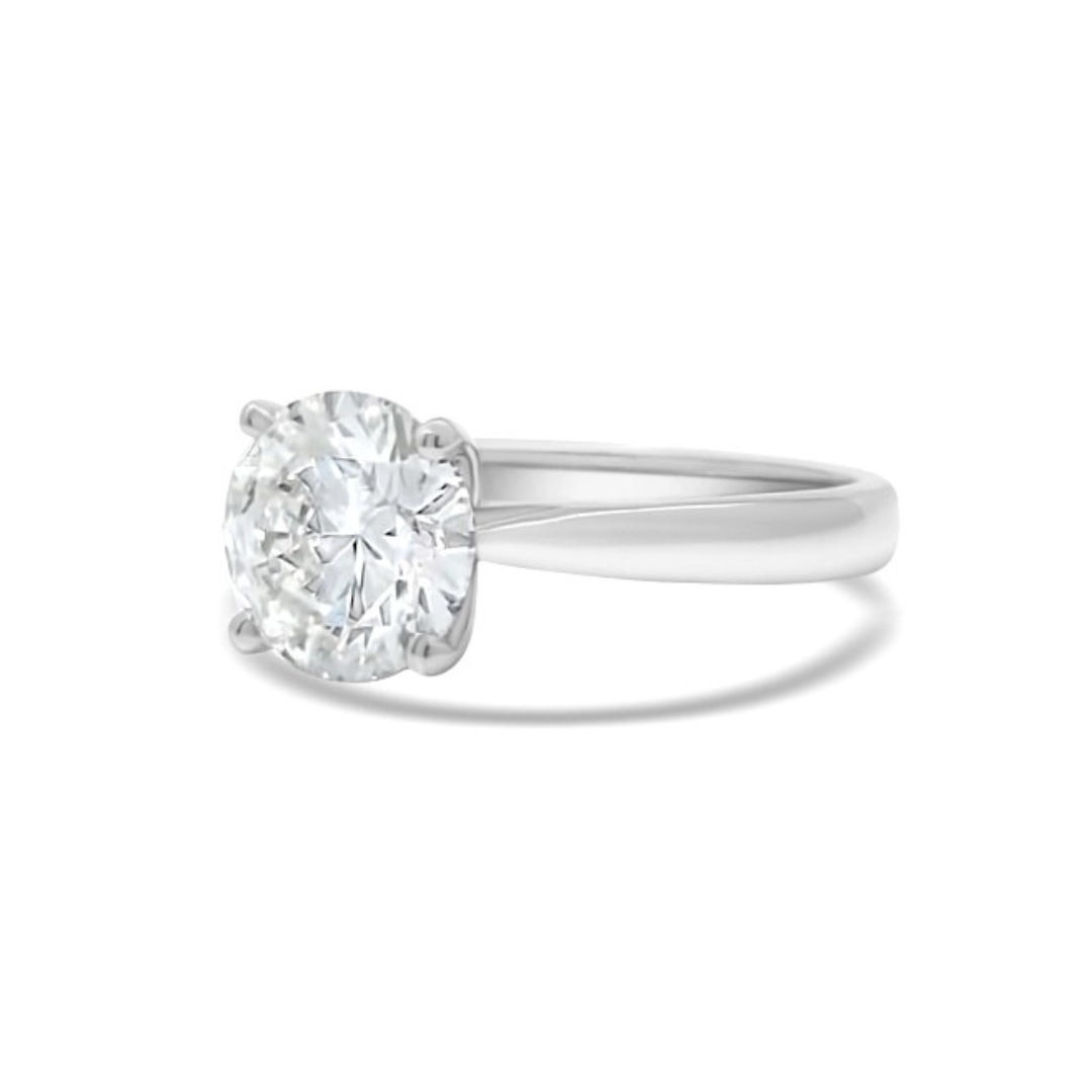 White Gold Ethical Diamond Solitaire Ring 2.50ct