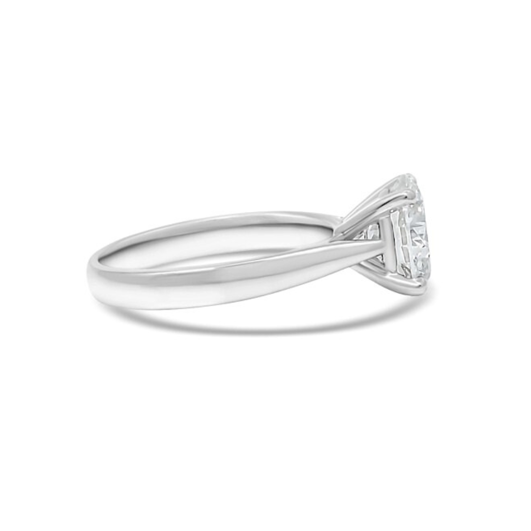 White Gold Ethical Diamond Solitaire Ring 2.50ct
