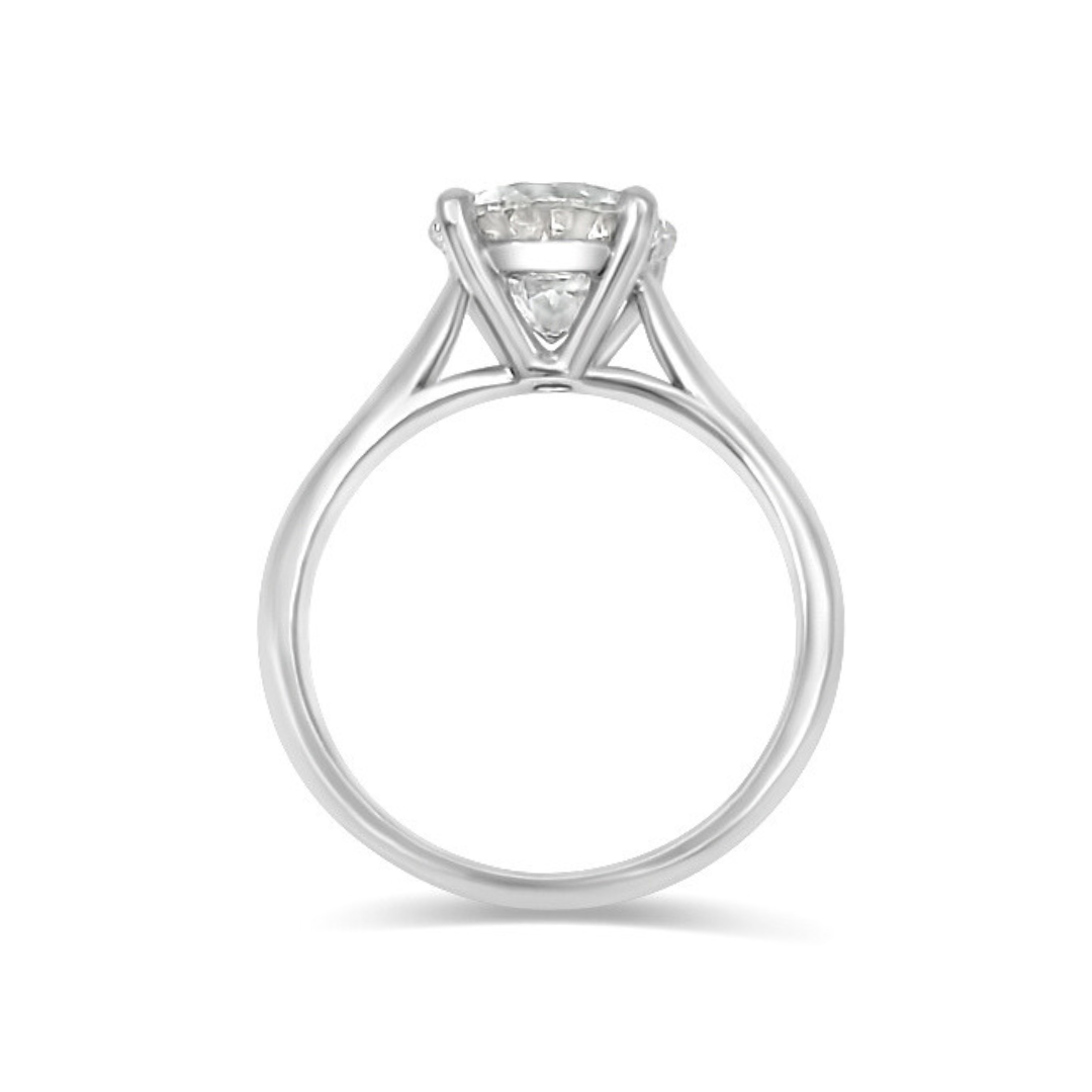White Gold Ethical Diamond Solitaire Ring 2.50ct