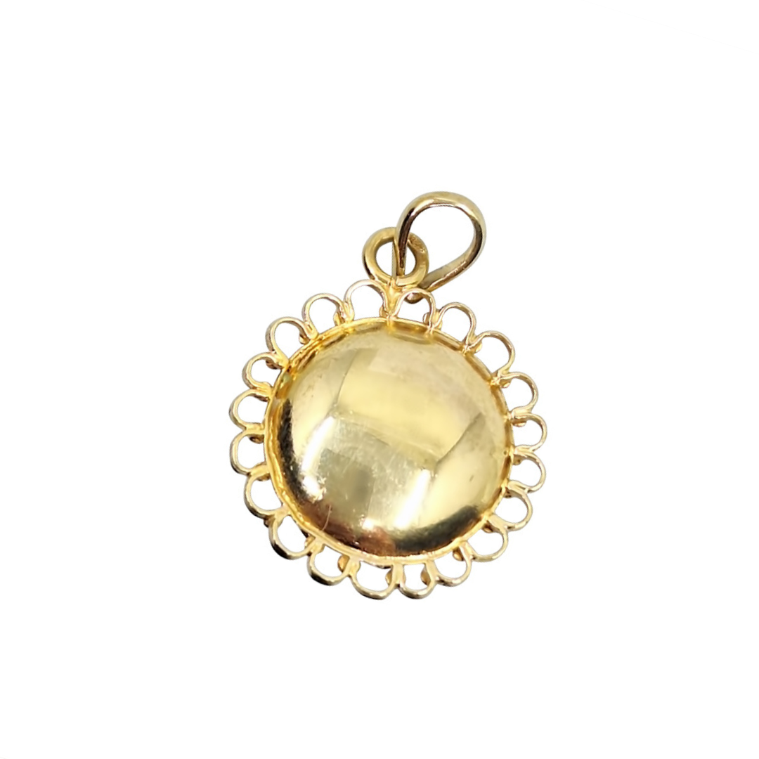 14ct Yellow Gold Bead Pendant