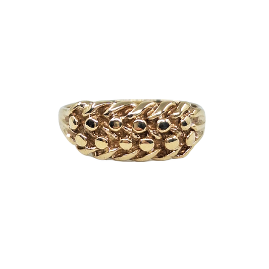 9ct Yellow Gold Keeper Ring