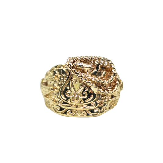 9ct Yellow Gold Saddle Ring