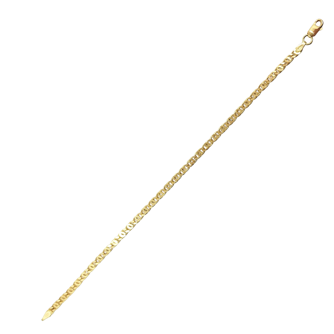 18ct Yellow Gold Fancy Link Bracelet 7.25"
