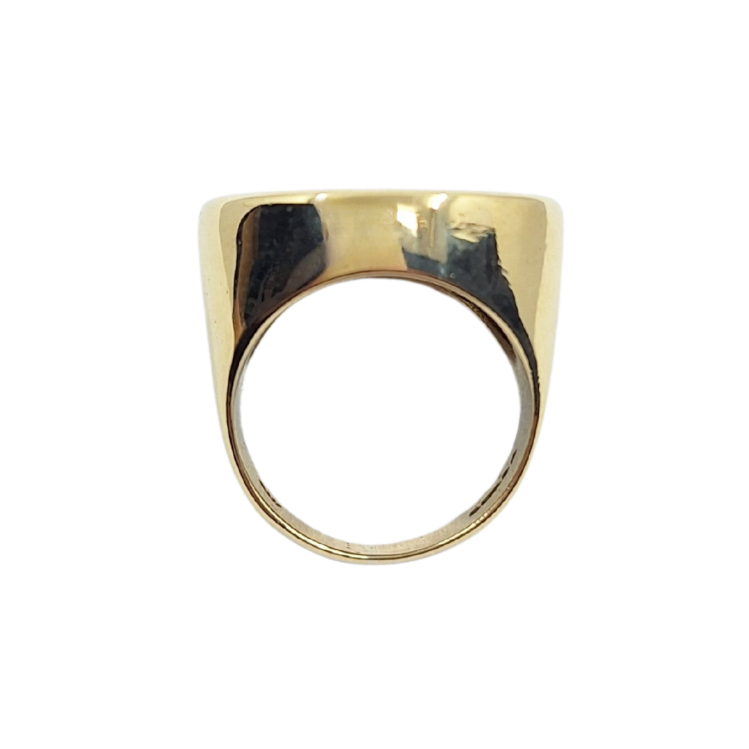 9ct/22ct Yellow Gold Half Sovereign Ring 1911