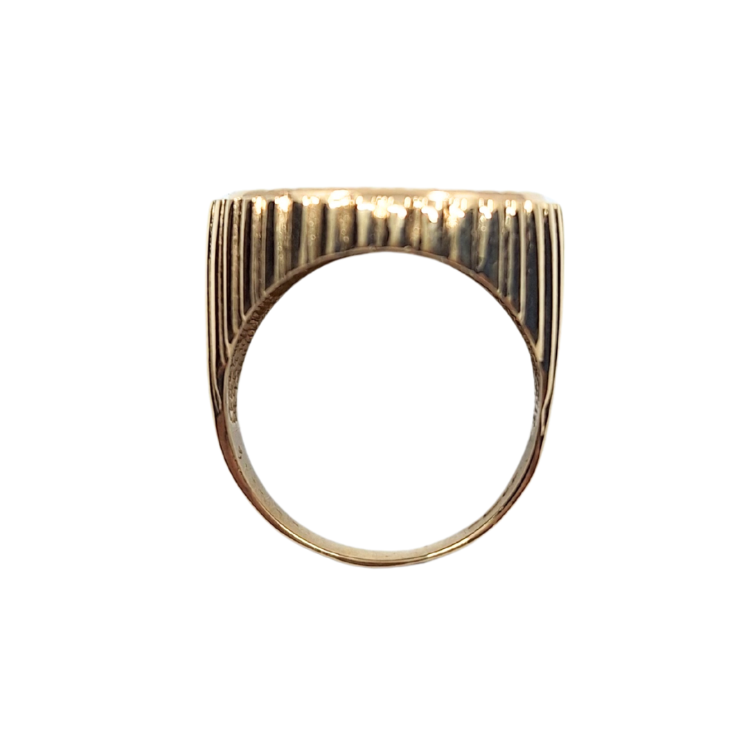 9ct/22ct Yellow Gold Half Sovereign Ring 1913