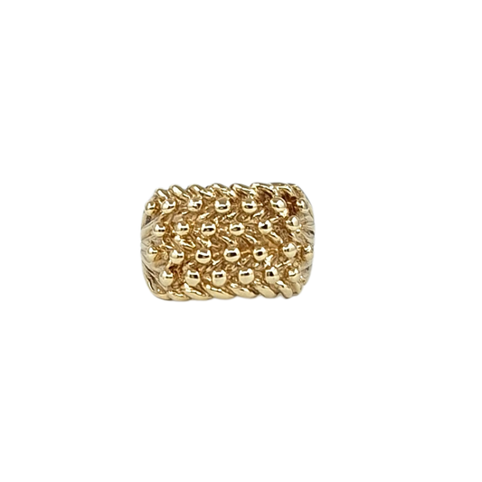 9ct Yellow Gold Keeper Ring