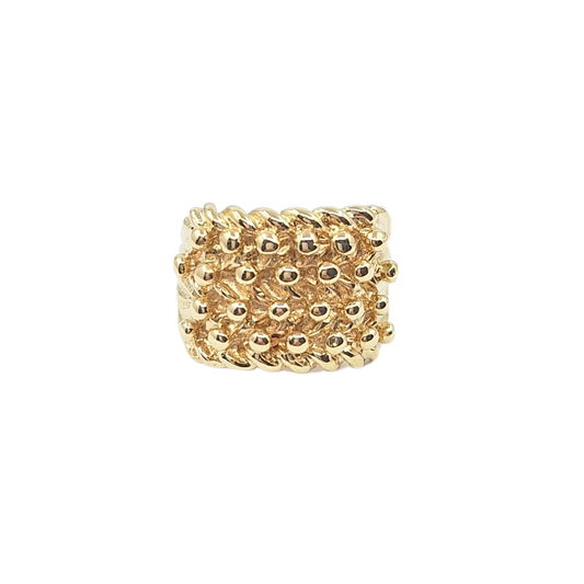 9ct Yellow Gold Keeper Ring