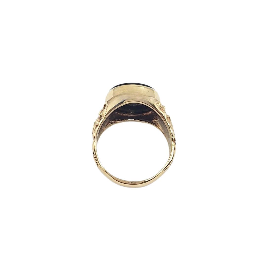 9ct Yellow Gold Onyx Signet Ring