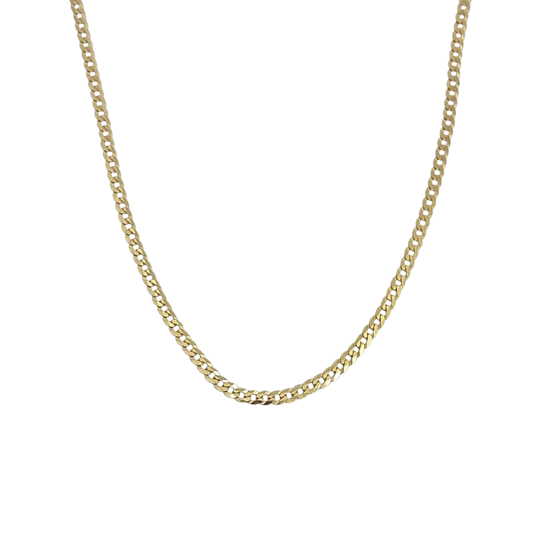 9ct Yellow Gold Curb Chain24"