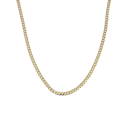 9ct Yellow Gold Curb Chain24"