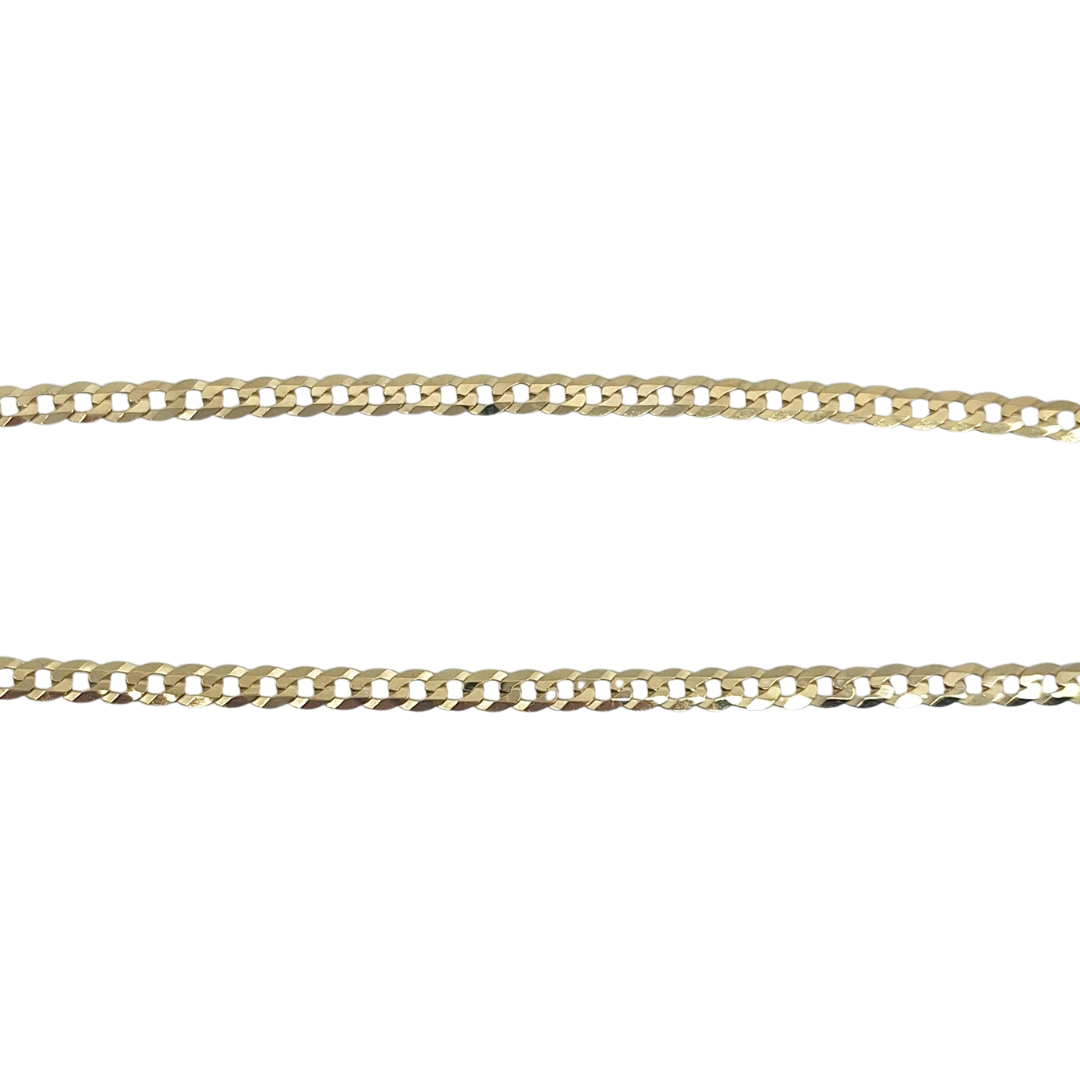 9ct Yellow Gold Curb Chain24"
