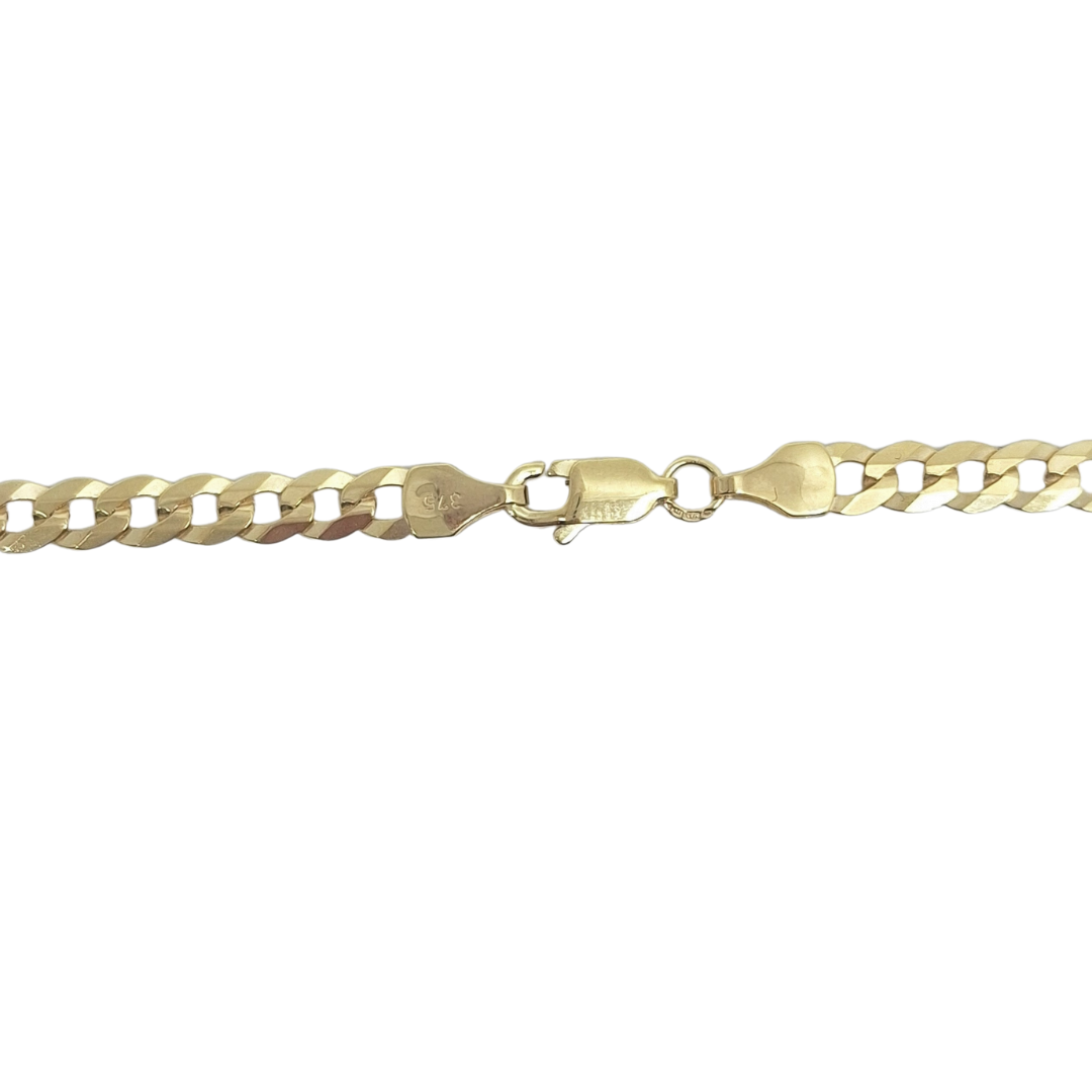 9ct Yellow Gold Curb Chain24"