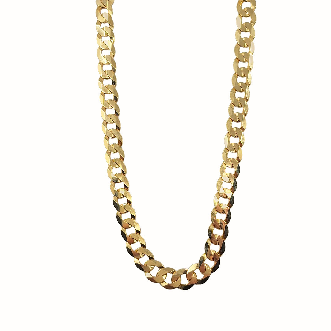 9ct Yellow Gold Curb Chain 24"