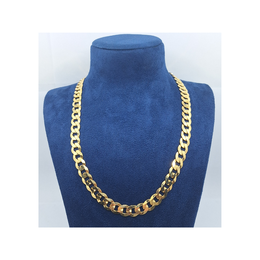 9ct Yellow Gold Curb Chain 24"