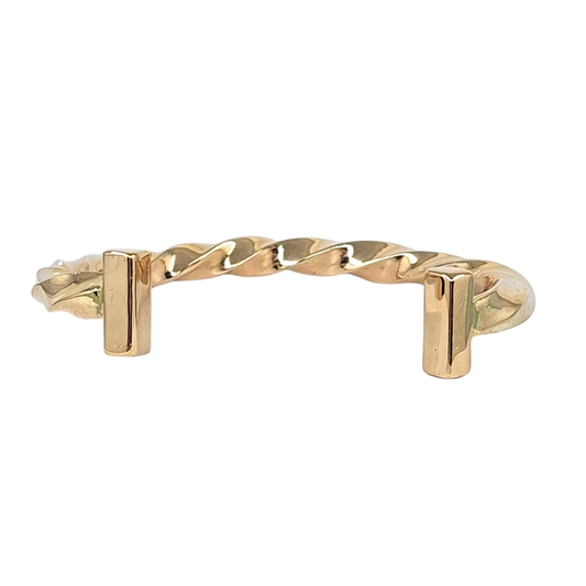 9ct Yellow Gold Twist Torque Bangle