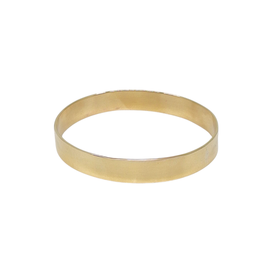9ct Yellow Gold Plain Slave Bangle