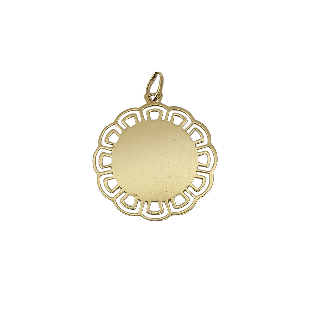 9ct Yellow Gold Egyptian Head Pendant