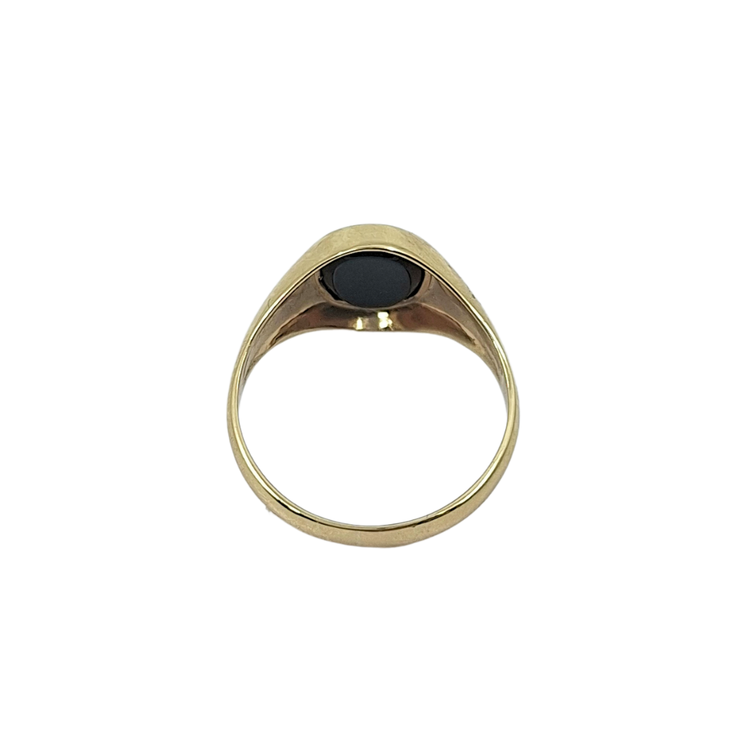 9ct Yellow Gold Onyx Signet Ring