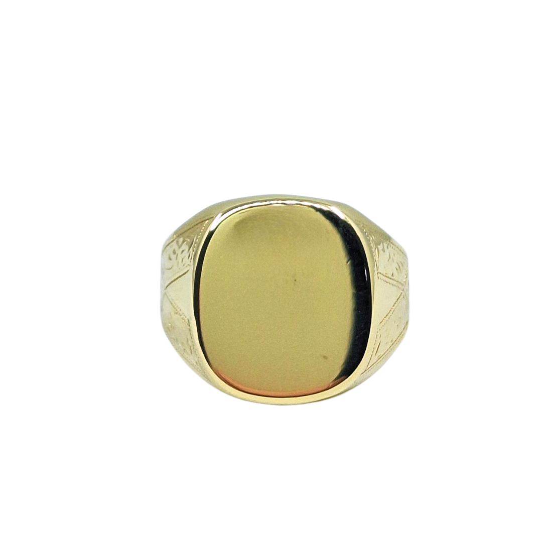 14ct Yellow Gold Signet Ring